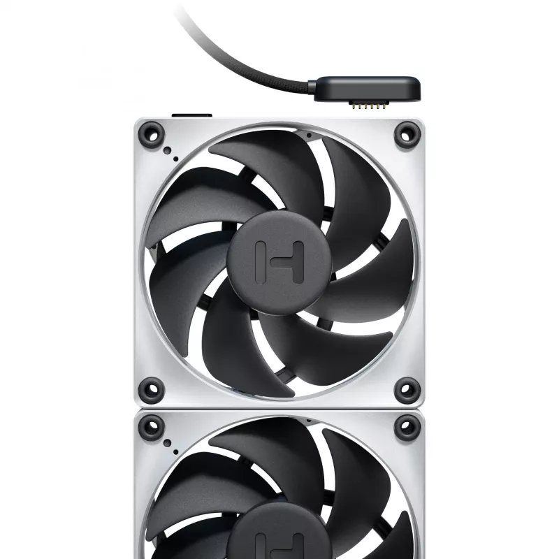 HYTE THICC FP12 120-mm-behuizingsventilator 3-pack wit