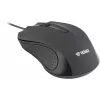 USB-kabelmuis, 3 knoppen, rubberachtig oppervlak, 1000 DPI