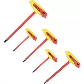 Schroevendraaierset c.k tools T4422 — 5-delig, zeskantgreep, gesorteerde maten