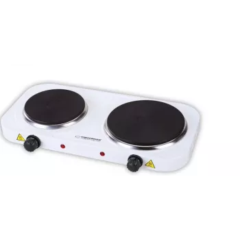 Esperanza EKH014W elektrische kookplaat 2 kookzones wit