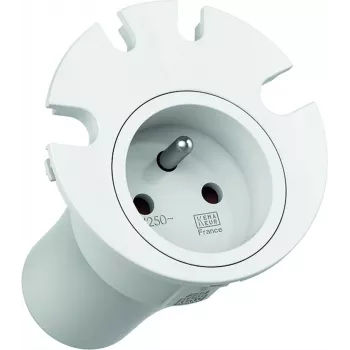 Verlengsnoer Bachmann LOOP IN 2m 1 AC-stopcontact binnen wit