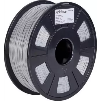 Renkforce RF-4511204 3D-printmateriaal polylactide (PLA) zilver 1 kg (RF-4511204)