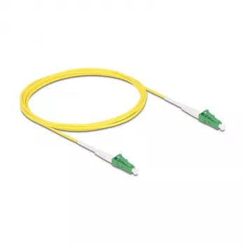 DeLOCK 83222 InfiniBand glasvezelkabel 2m LC LC/APC geel