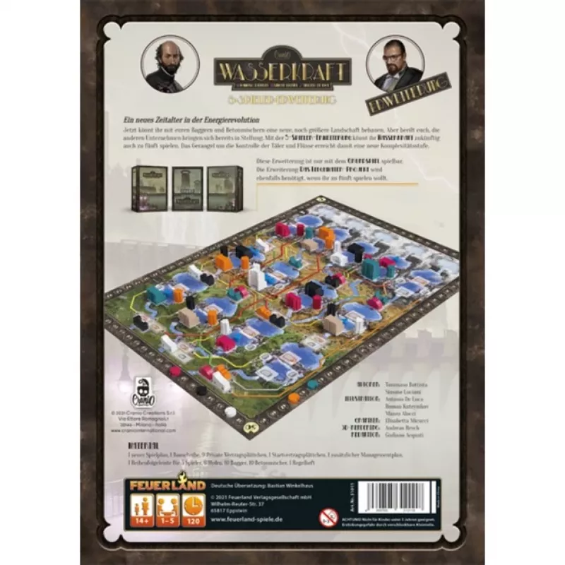 Wasserkraft: 5 Players Expansion, bordspel-uitbreiding