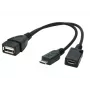 OTG-kabel USB Micro AF- BM+(F) USB 2.0 OTG 15CM