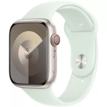 Apple band 45 mm Soft Mint sportband S/M – comfortabel, licht, duurzaam