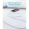 USB-A naar USB-C-kabel Anker A81H5G21 — 0,9 m, wit