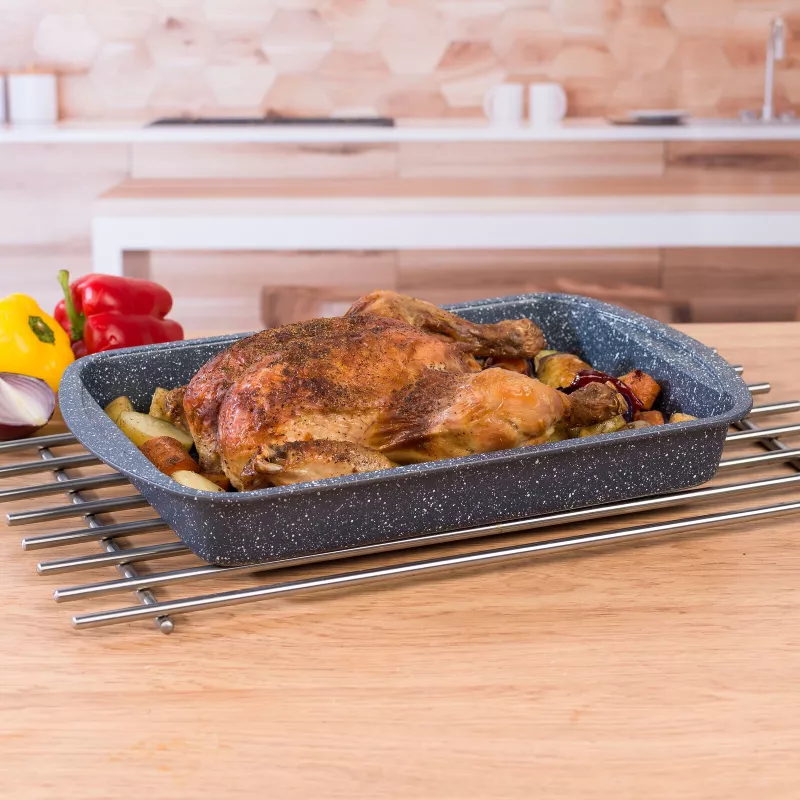 Braadpan Russell Hobbs Nightfall Stone 38 cm - koekenpan