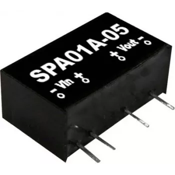 Voeding/omvormer Mean Well SPA01B-12, ingang 18–36 V, uitgang 12 V, 1 W