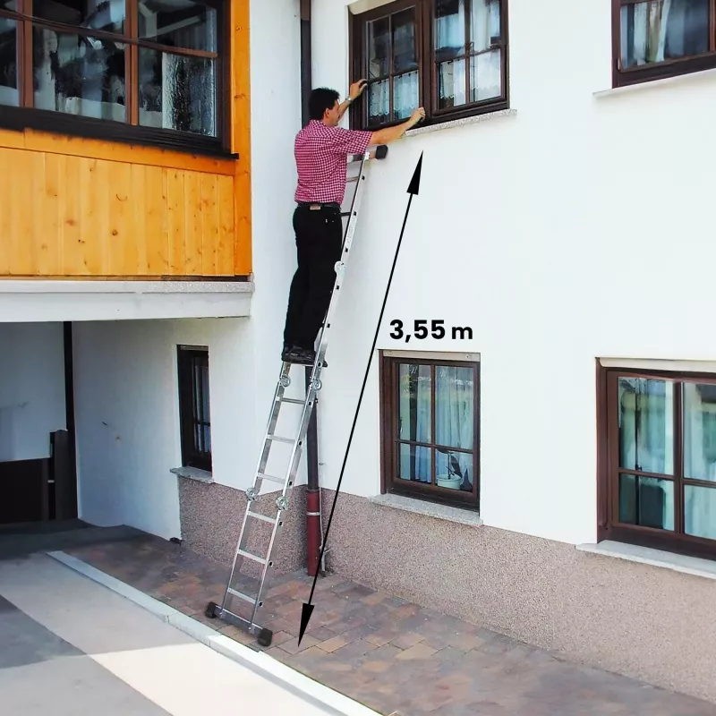 Extralink gelede ladder LAD3X4M 3X4, 3,55 m
