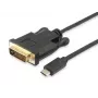 Equip USB Type-C naar DVI-D Dual-Link kabel, stekker–stekker, 1,8 m