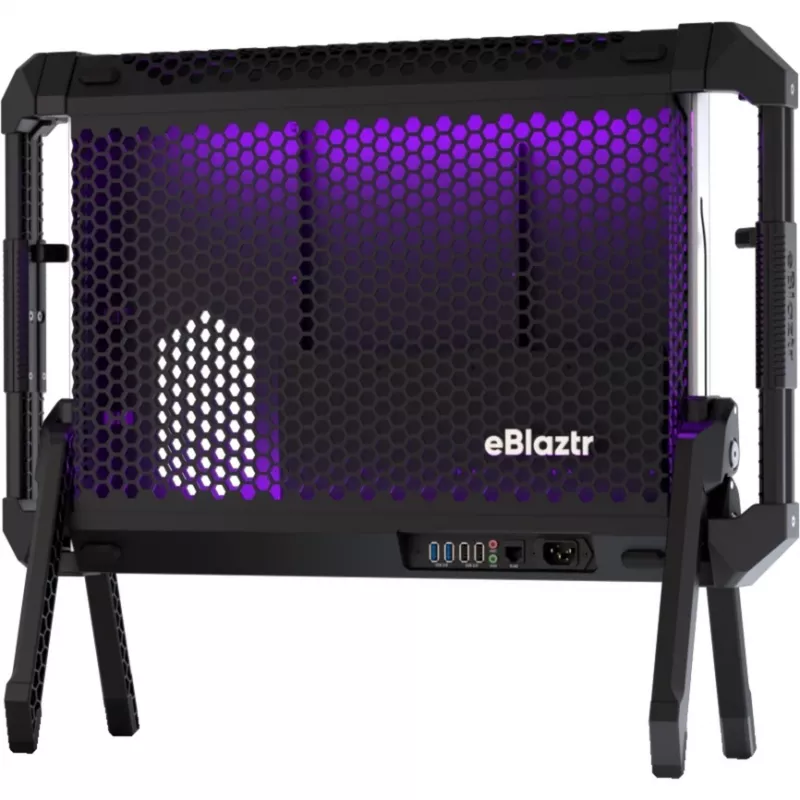 Eblaztr draagbare pc-behuizing - zwart - pc-behuizing - mini tower - zwart