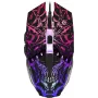 Defender PROTOTYPE GM-670L gamingmuis, optisch, 2400 DPI, bedraad USB, ambidextrous, verlicht, zwart