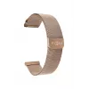 Horlogeband FIXED Mesh Strap Fixed 18mm roestvrij staal snelwissel goud