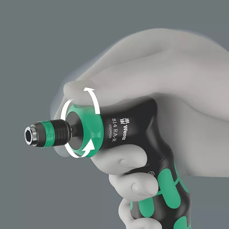 Multibit-schroevendraaier Wera Kraftform Kompakt Pistol RA-R 1 7 stuks