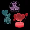 Manta SNL115RGB RGB 3D hart decoratieve LED-lampenset