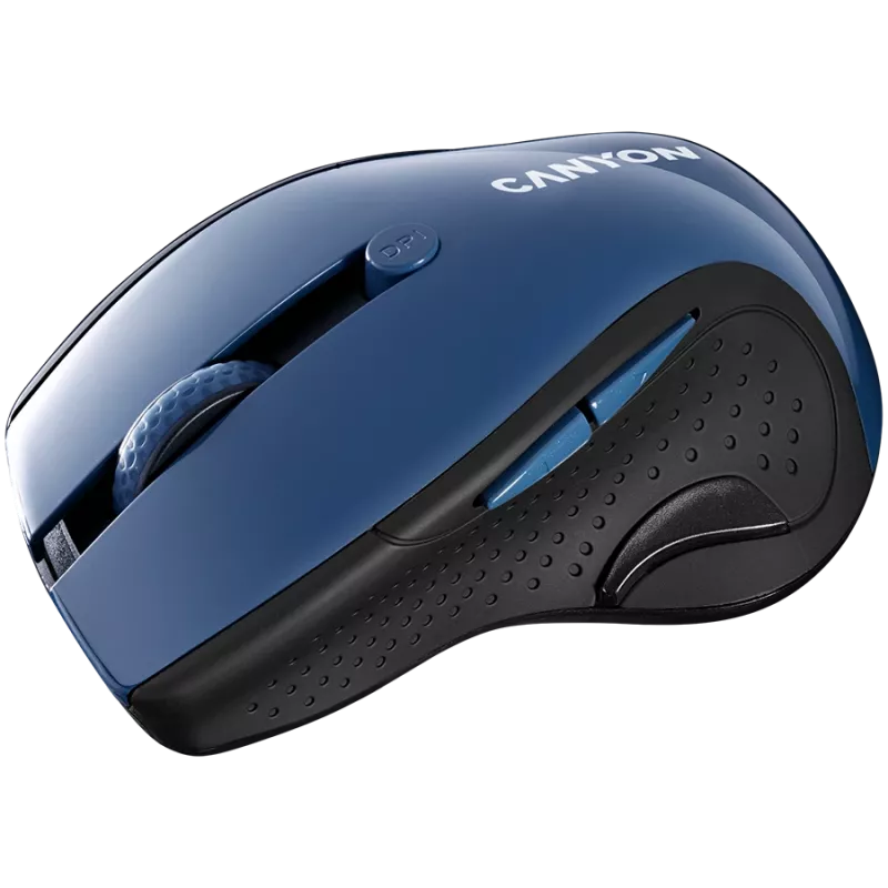 CANYON muis MW-01 BlueLED draadloos blauw grijs