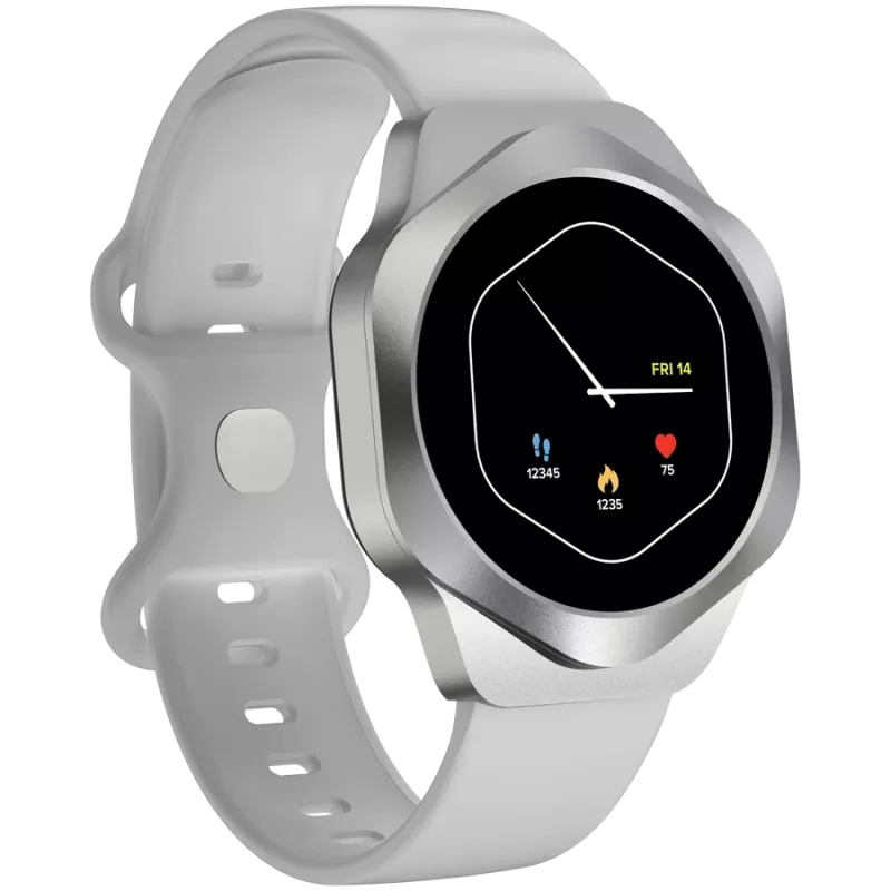 Smartwatch CANYON Hexagon 88 BT-CALL zilver