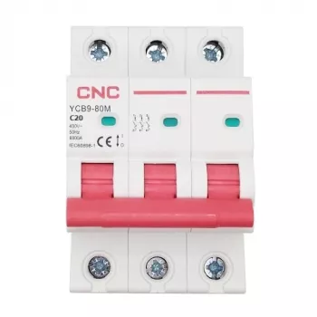 Leidingbeveiligingsschakelaar HiSmart NV821532 3-polig 20A C-karakteristiek (miniatuur)