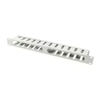 LogiLink – kabelorganizer – lichtgrijs, RAL 7035 – 1U – 48,3 cm (19 inch)