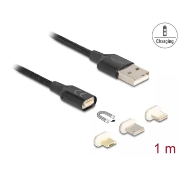 USB-kabel DeLOCK 88165 1 m USB A zwart