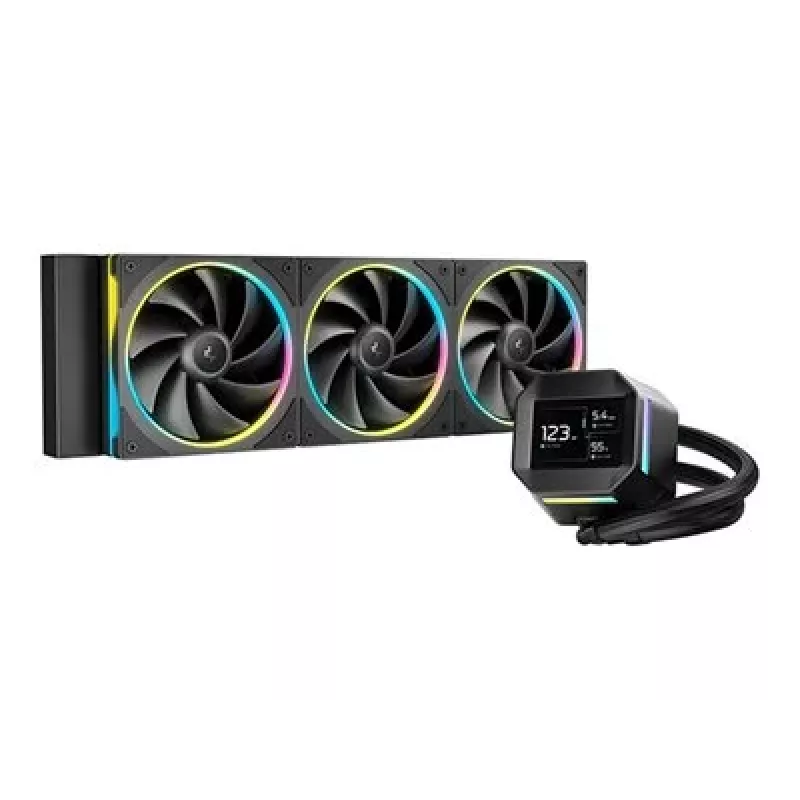DeepCool LM360 processor-vloeistofkoelingsset 12 cm zwart 1 st.