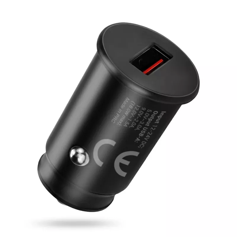 Auto-oplader everActive CC-15QC QC3.0 18W 1x USB met kabel