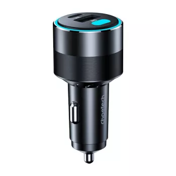 Choetech TC0011 auto-oplader 130W 2x USB-C 1x USB-A (zwart)