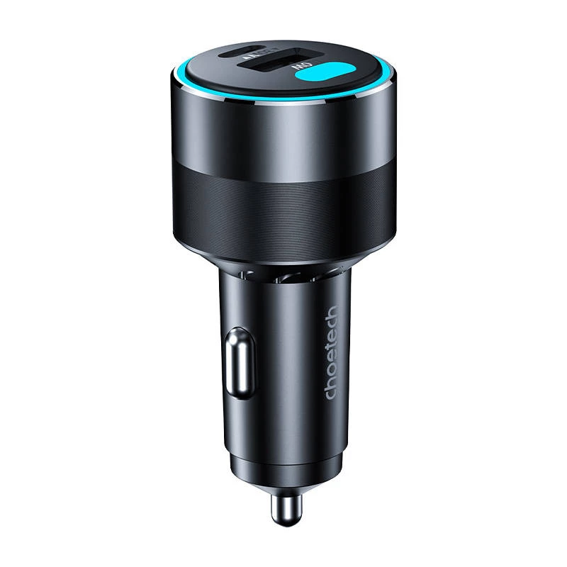 Choetech TC0011 auto-oplader 130W 2x USB-C 1x USB-A (zwart)