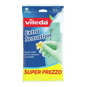 Handschoenen Vileda Extra Sensation M