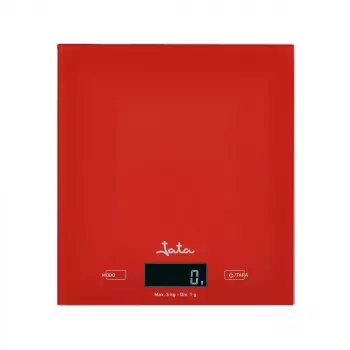 Elektronische keukenweegschaal JATA Mod. 729R rood