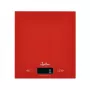 Elektronische keukenweegschaal JATA Mod. 729R rood