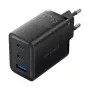 Vention FERB0-EU wandlader 65 W, 3 usb-poorten, zwart
