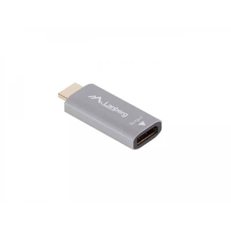 Videokabel-adapter Lanberg AD-HD-DP-01 HDMI Type-A DisplayPort zilver