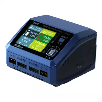 Oplader SKYRC D100neo 100W dual channel — SKYRC SK-100199-01