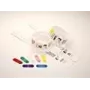 Zebra clips voor gebruik met QuickClip-armbanden geel