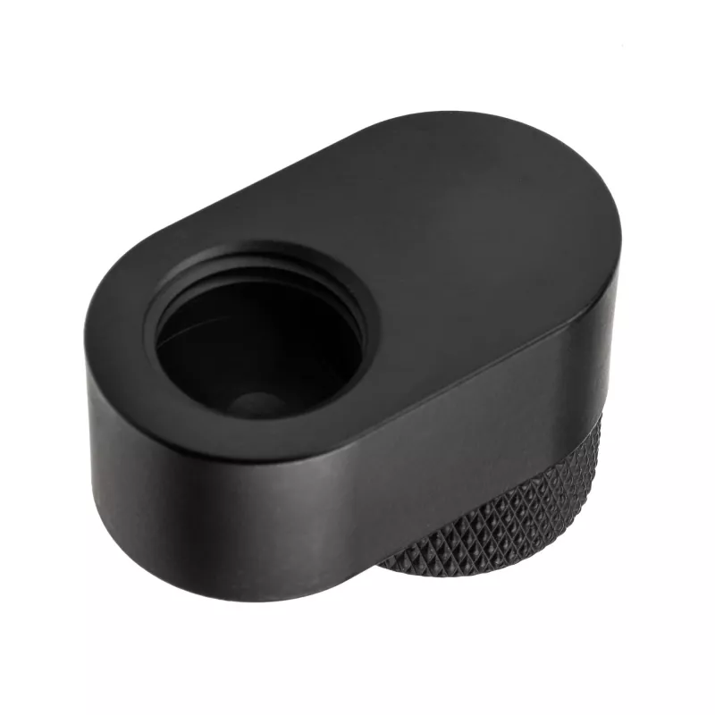 XSPC G1/4 Rotary 14mm offset fitting - mat zwart