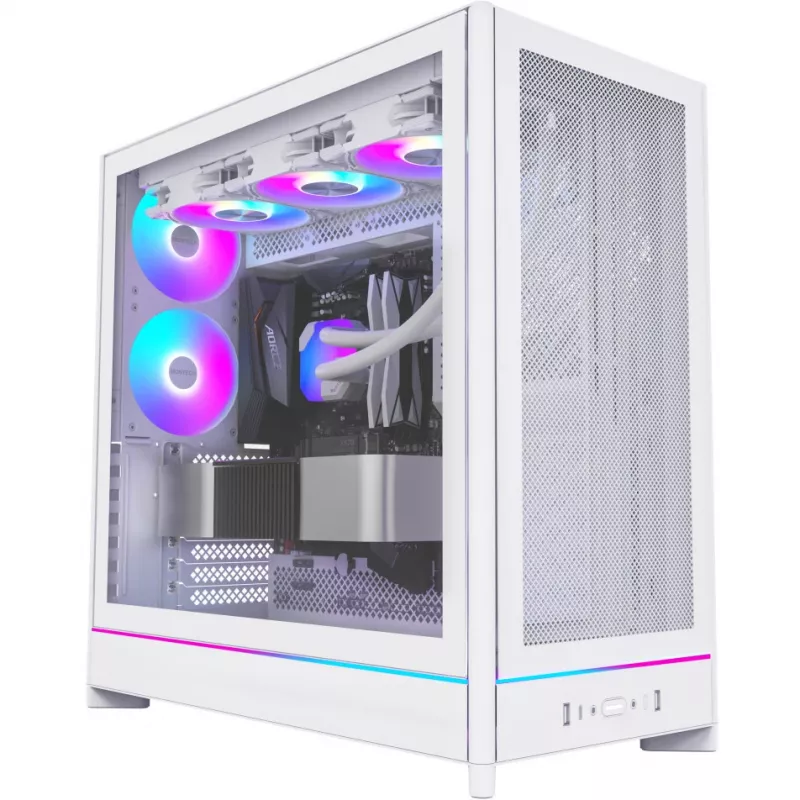 PC-behuizing Montech HS01 PRO Midi Tower wit