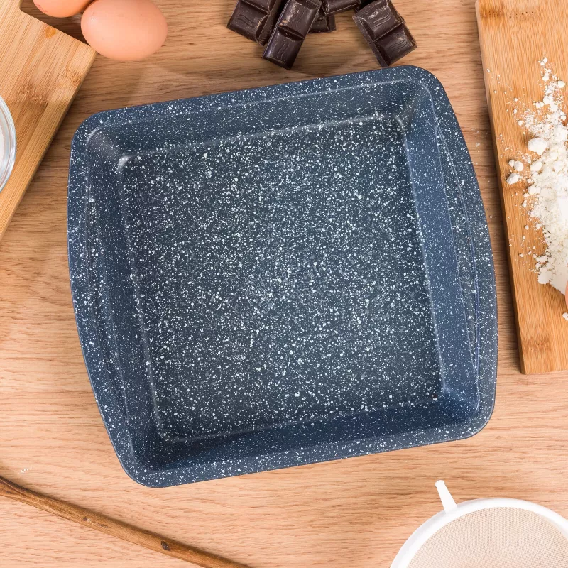 Vierkante koekenpan Russell Hobbs RH00997EU73 26 cm stone antiaanbaklaag