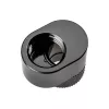 Rotary 7mm Offset Fitting XSPC G1/4 in zwart chroom van XSPC