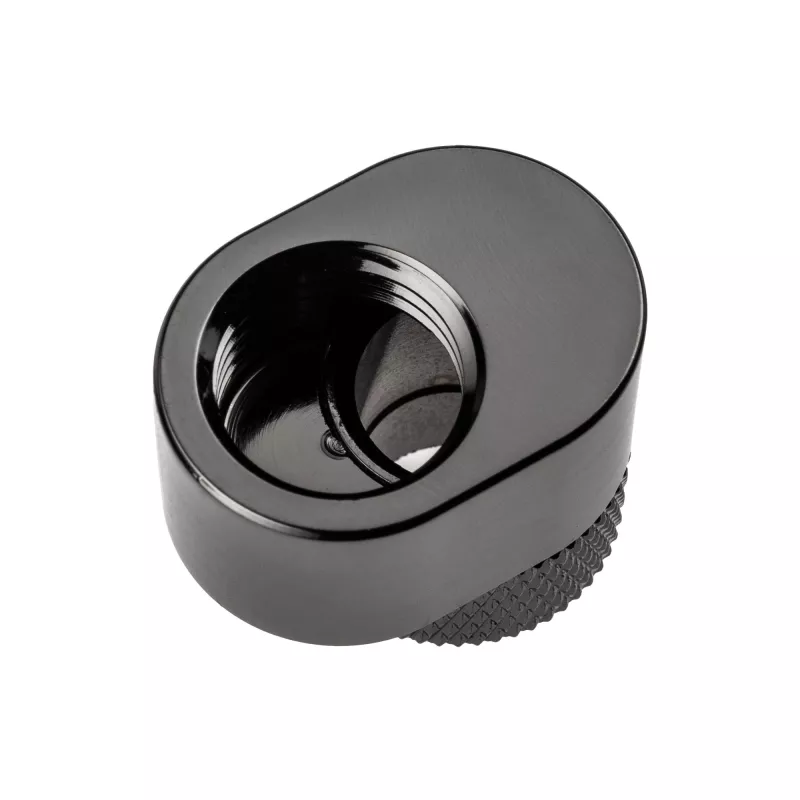 Rotary 7mm Offset Fitting XSPC G1/4 in zwart chroom van XSPC