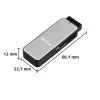 Hama 123900 USB 3.0-kaartlezer SD/microSD, aluminium, zwart/zilver