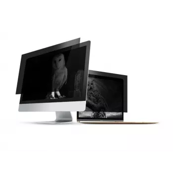 Randloze kijkbeschermingsfilter NATEC NFP-2118 voor 27 inch (68,6 cm) 16:9 monitoren, 598×337 mm, zwart