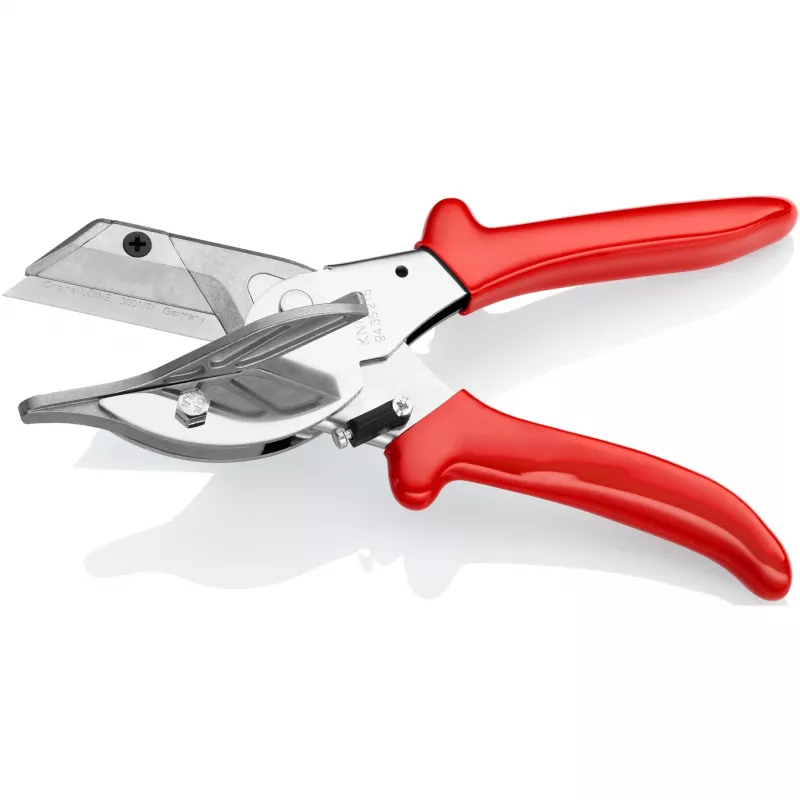 Knipex 94 35 215 Verstekschaar voor kunststof en rubberen profielen, 215 mm