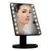 Extralink Make-up spiegel, zwart met verlichting en standaard