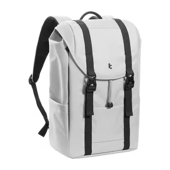 Laptoprugzak Tomtoc VintPack-TA1 voor 15,6 inch laptops, 22 l inhoud, grijs