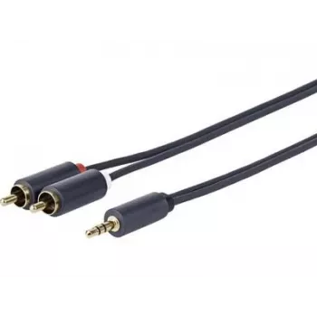 Vivolink PROMJRCA5 audiokabel 5 m 3,5 mm 2 x RCA zwart