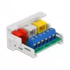 RCA-module DeLOCK Easy 45 3 x RCA bus 22,5 x 45 mm