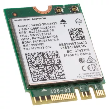 Interne wifi Intel Wi-Fi 6E AX210