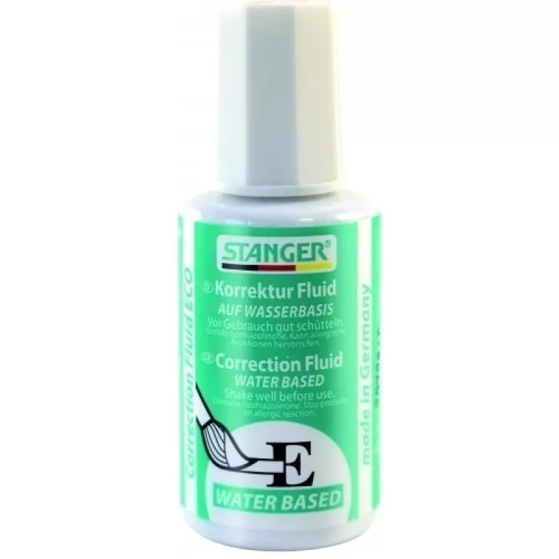 Correctievloeistof Stanger Classic 18 ml, vloeibare correctie voor papier